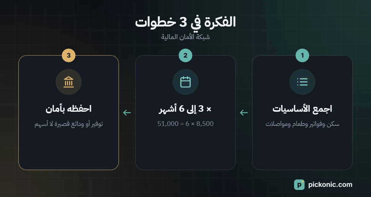 الفكرة في 3 خطوات: شبكة الأمان المالية