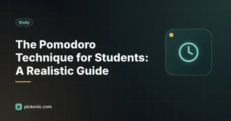 The Pomodoro Technique for Students: A Realistic Guide