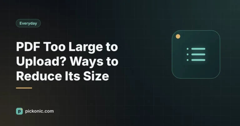 Cover: PDF too large to upload? Ways to reduce its size